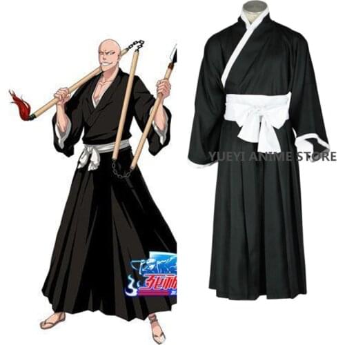 Anime Bleach Lukaku madarame kimono anime cosplay costume