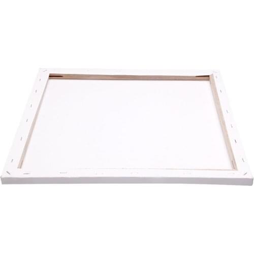White Blank Square Artist Canvas Wooden Board Frame For Primed Oil Acrylic Paint E56C