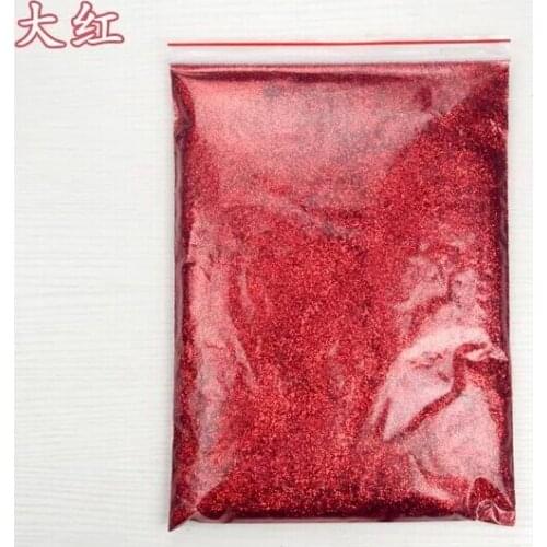 Free Shipping Normal Series Red glitter powder phosphor powder,DIY 500g/bag,Environmental protection,Nail Flash pigment