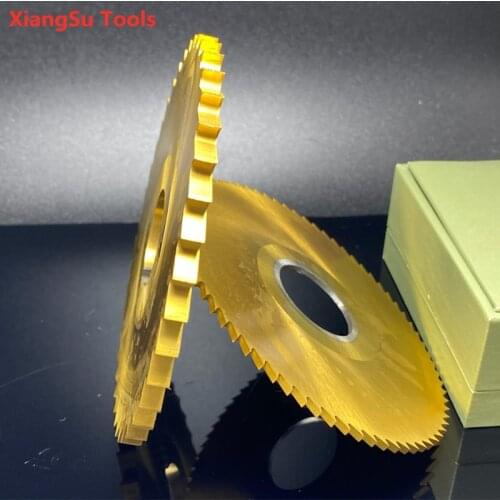 Dia 40mm HSS Co Circular Saw Blade CNC Cutter Machine Cutting Tools With Tin Coating For Matel Processing