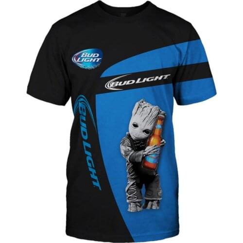 Oversized Mens Summer Cycling Short Sleeve Racing Groot 3D Printed T-Shirt Motorcycle Racing T-Shirt Outdoor Sports Essential
