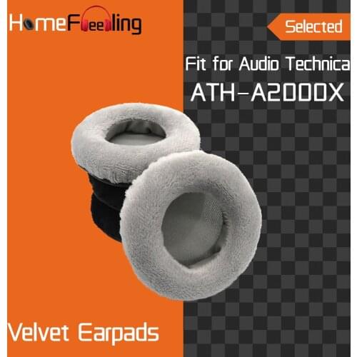 Homefeeling Earpads for Audio Technica ATH A2000X Headphones Earpad Cushions Covers Velvet Ear Pad Replacement