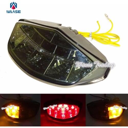 Chrome Led Taillight Tail Brake Turn Signals Integrated Light Smoke For DUCATI Monster Diesel 696 750 795 796 1100S 1100/S/EVO