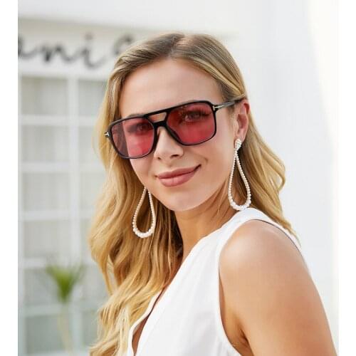 2021 new style sunglasses female big frame retro box frog sunglasses men glasses