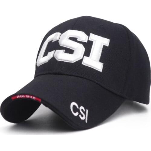 New CSI Army Tactical Men Cap Outdoor Style Embroidered Letters Baseball Caps Male Casual Snapback Bone Cap Dad Hat