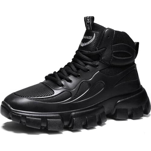 Genuine Outdoor Sport Army Mens Tactical Boots CP Camo Male Combat Winter Sneak Military Boots Hiking Shoes Motorcycle Boots