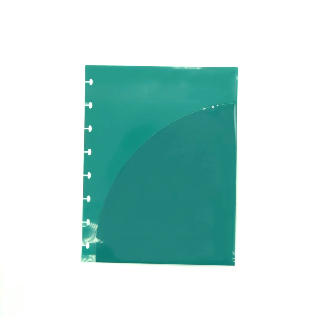 A5+ File Folder Mushroom Ring Binder Loose-leaf Paper Organizer A5 File Bag Document Bag Pvc Storage Bag