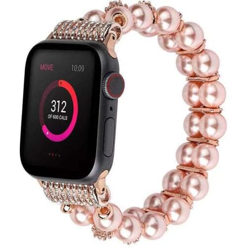 Girl Watch Strap for Apple Watch Band 44mm 40mm 38mm 42mm Women Bracelet for Iwatch Series 6 5 4 3 2 1 Luxury Strap Gold Purple