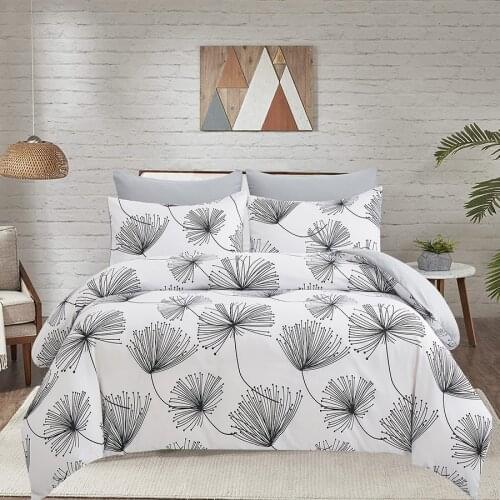Luxury Dandelion Style Duvet Cover Quilt Cover Housse De Couette Single Queen Size Fashion Comforter Cover Home Bedding Sets
