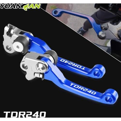 For YAMAHA TDR240 TDR 240 1988 1989 1999 1990 Motorcycle CNC Motor Dirt Bike DirtBike Motocross Pivot Brake Clutch Levers tdr240