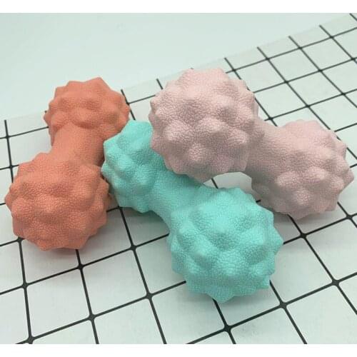 Sport Massage Ball Silicone TPR Peanut Balls Fitness Ball for Shoulder Back Legs Exercise Training Sport Equipment Yoga Ball Gym