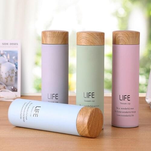 500ml Fashion Stainless Steel Thermos Mug Coffee Tea Vacuum Flask Thermal Water Bottle Travel Thermocup Tumbler Insulated Bottle