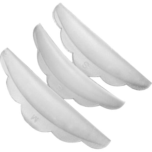 Pads Silicone Eyelash Curler Lift Lifting Small Medium Large Long Lasting Reusable Lash Shields