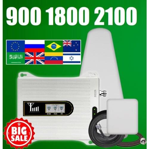 2021 RAW factory lowest cost 2100 Mhz B1 WCDMA 3G UMTS 4G LTE Amplifier Booster Repeater LDPA antenna full kit