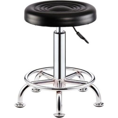 Height Adjustable Salon Rolling Swivel Stool Tattoo Massage Spa Chair Black Swivel Stool