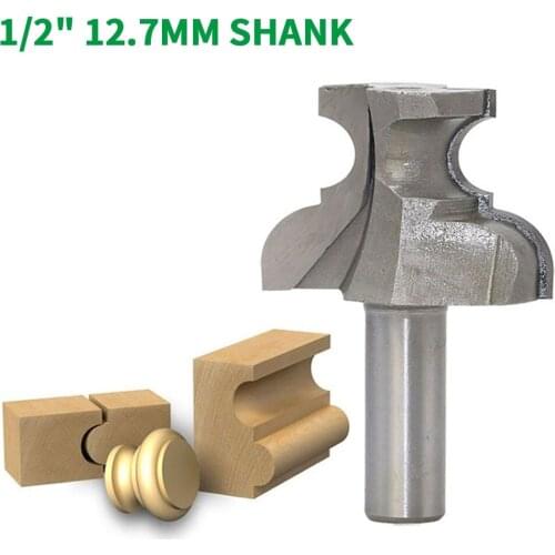 1PC 1/2" 12.7MM Shank Milling Cutter Wood Carving Corner Rounding End Mills Tool Edge Moulding Arden Router Bit Woodworking Tool