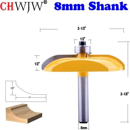 1PC 8mm Shank Raised Panel Router Bit - Carbide Tipped - Cove -ChWJW 12133_8
