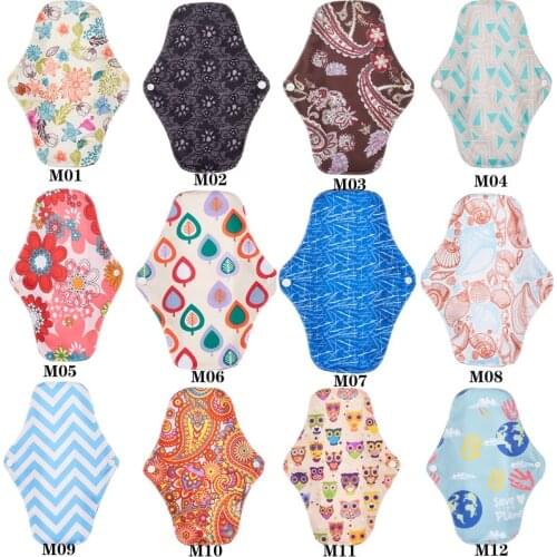 1pcs washable nursing pad bamboo charcoal fiber sanitary pad anti-permeation during menstrual period sanitary napkin