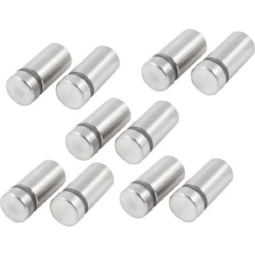 10PCS Hot Selling Stainless Stand off Bolts Mount Standoffs Nails Advertisement Fixings Screws Mirror Glass Nail Fastener Screws
