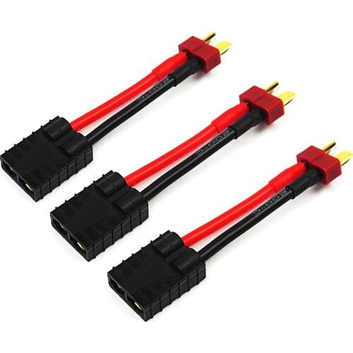 3pcs* EBOYU Tra-type Female TRX Plug to T Plug Deans-type Male Connector Adapter