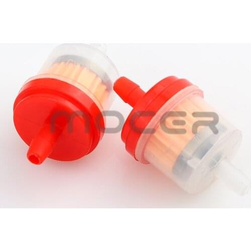 6 pcs Car Dirt Pocket Bike Oil Filter Petrol Gas Gasoline Liquid Fuel Filter for Scooter Motorcycle Motorbike Motor