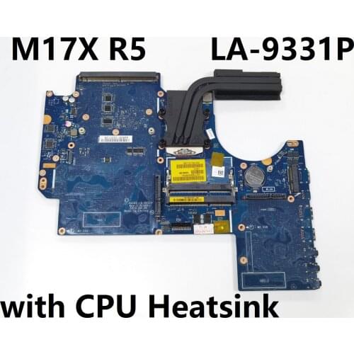 Brand New For DELL Alienware M17X R5 Laptop Motherboard VAS00 LA-9331P CN-02XJJ7 2XJJ7 Mainboard 100%TESTED