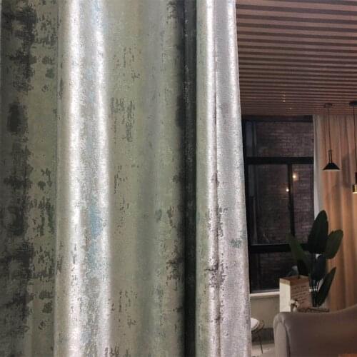 Modern Luxury Gray Curtain Jacquard Fabric For Living Room Bedroom Floor Drapes Blinds Custom Villa Window Treatments AG613#4