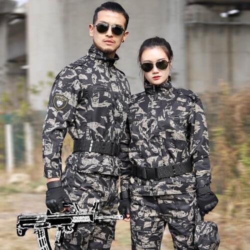 Army Military Uniform Tactical Camouflage Suit Multicam Combat Military Pants Mens Airsoft Hunting Clothes Women Trainning Sets