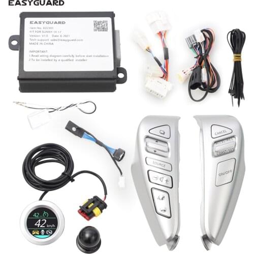 EASYGUARD Cruise Control unit fit For Sylphy Livina sunny Tiida NV Car Speed Control Plug and play Cruise Control Switch Handle