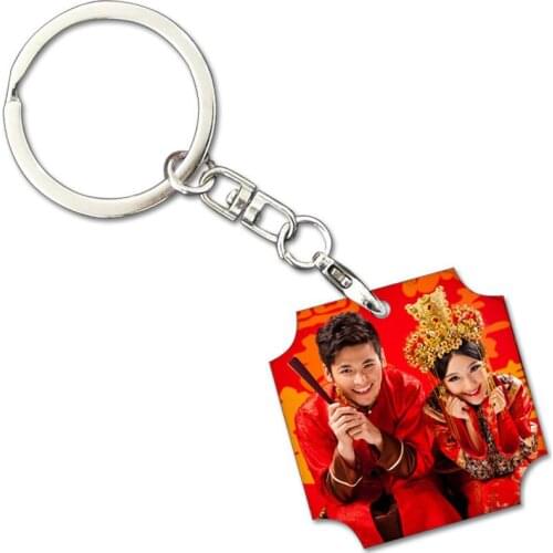 MDF Wood keychains for sublimation women men jewelry mix styles wholesales 100pcs/lot factory price