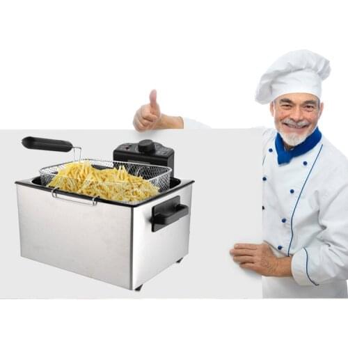 Electric Deep Fryers Fryer frying pan commercial electric French fries machine non-smoking blast furnace sta 5 L NEW