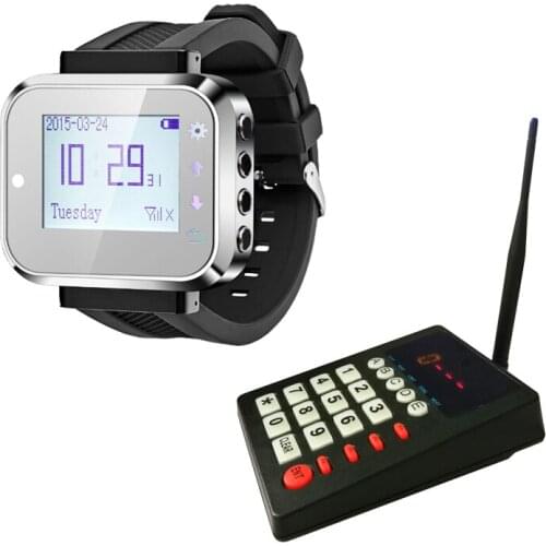 New model wireless queue management system vibrating pagers Restaurant order waiting system
