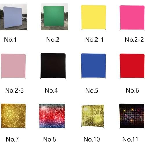 Wholesale 10pcs double sided print pillowcase background (print 20 patterns) with 1 stand with center pole
