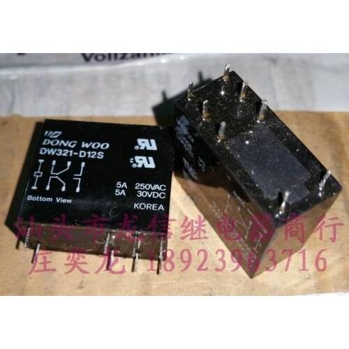 Relay DW321-D12S G2R-2C-12V
