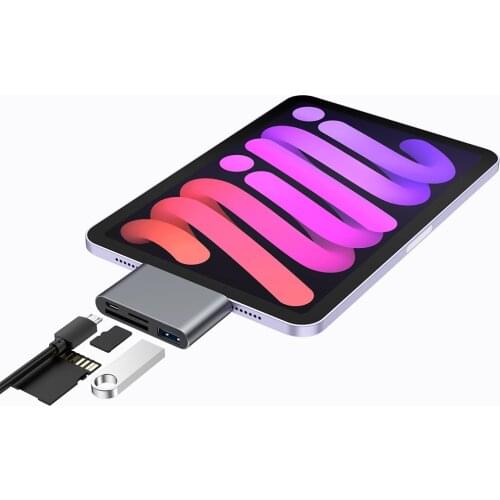 Wholesale 2pcs/lot USB c card reader sd micro sd card reader for IPAD PRO 2020 macbook pro comuter accessries
