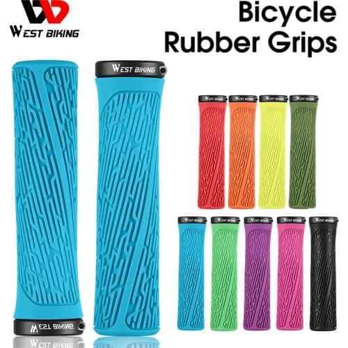 Bicycle Grips Bicycle Handlebar Cover Grips Rubber Soft Anti-Skid Cycling Bike Grips MTB Mountain Road Bike Tape Cover