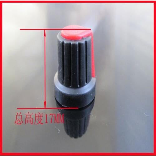 Potentiometer knob inner diameter 6mm outer diameter 15MM high 17MM adjustable resistance knob potentiometer cap