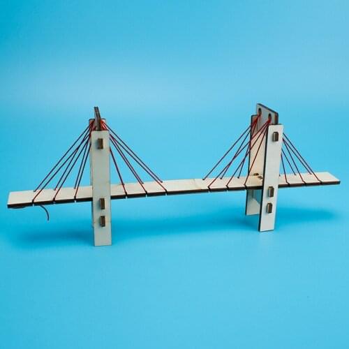 5 sets DIY self-made cable-stayed bridge student science toy educational equipment reative gizmo mechanical physics experiment