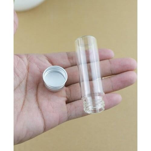 50Pcs/lot 22*70mm 15ml Tiny Glass Jars storage bottles & jar Glass Small Jars Vial Mini Containers Glass Bottle