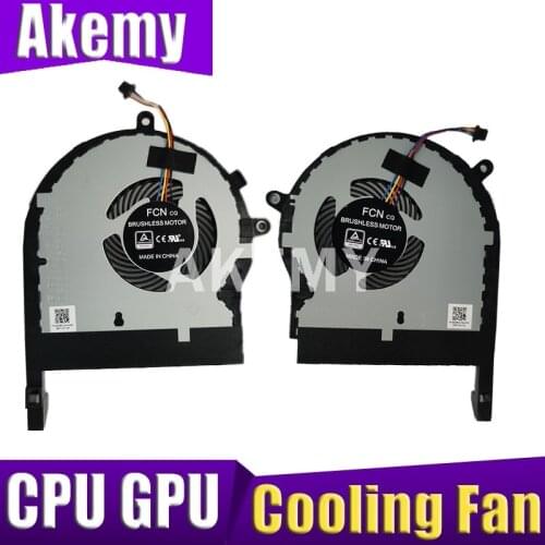 Akemy New cpu gpu cooling Radiator Fan cooler for Asus ROG TUF Gaming FX504 FX80G FX80GE ZX80GD FX80Q FX504GD FX504GE GTX1050