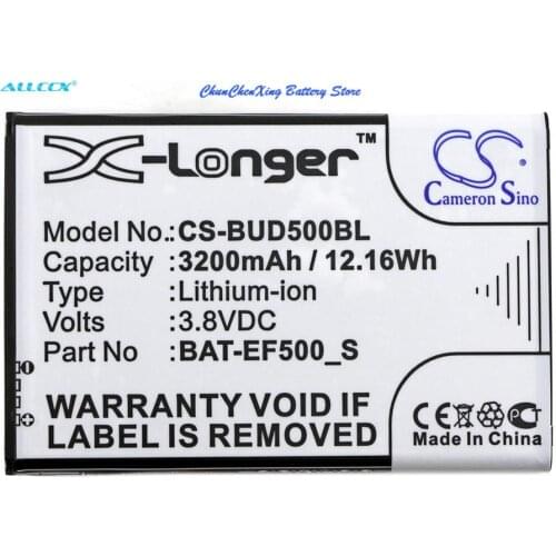 Cameron Sino 3200mAh Battery BAT-EF500_S for Bluebird EF500R