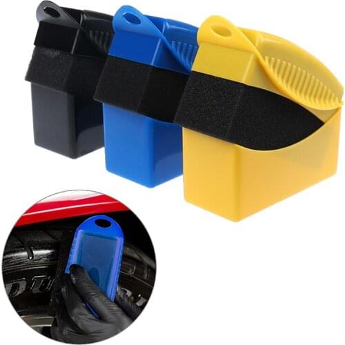 Car tires with lids,Tire Contour Dressing Applicator Pads polishing oiling sponge brush interior trim corners waxing sponge new