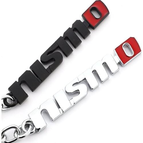 Car Keyring Keychain Key Chain Key Ring for Nissan Nismo Almera Juke Qashqai Tiida X Trail Note Teana 350Z 370Z Styling Pendant
