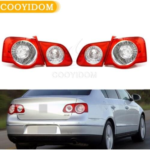 Car LED Rear Tail Light Lamp DRL For VW Passat B6 Sendan 2006 2007 2008 2009 2010 2011 Car-Styling Outer inner left right side