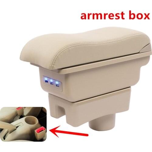 For Chery A13 Very Celer fulwin armrest box central Store content Storage box with cup holder ashtray accessories 2008-2012