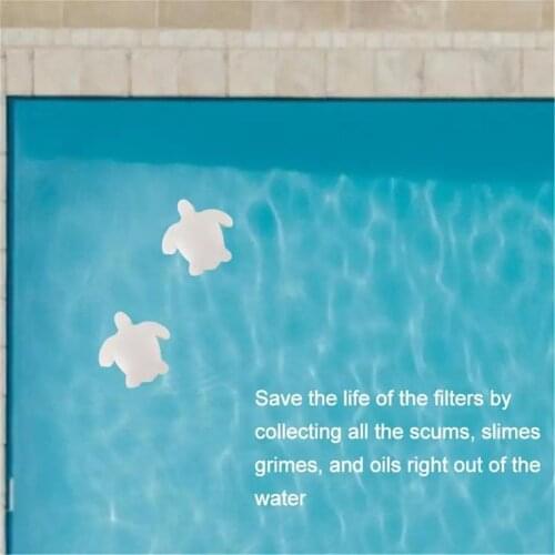 Oil Absorbing Scum Sponge Cute Turtle Shape Multipurpose Filter Sponge for Swimming Pool Spa Kitchen JS22