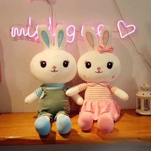 Cute Rabbit Large Bed Pillow Kawaii Plush Toys Animal Cartoon Comic Anime Model Doll Stuffed Toy Birthday Gift For Children