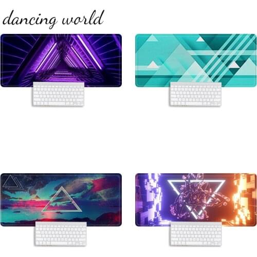 Mouse Mat Black Big Mousepad Rubber Mat for Computer Table Personalized Fabric Mouse Pad Art Table Mats Office Carpet Desk Pad