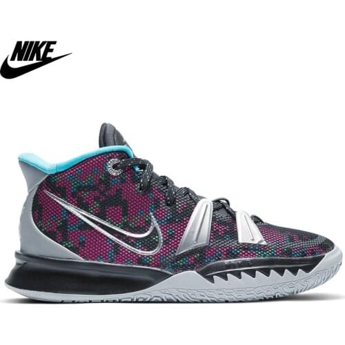 Original Nike Kyrie 7 (GS) Young Child Of Basketball Shoe-Gray CT4080-008