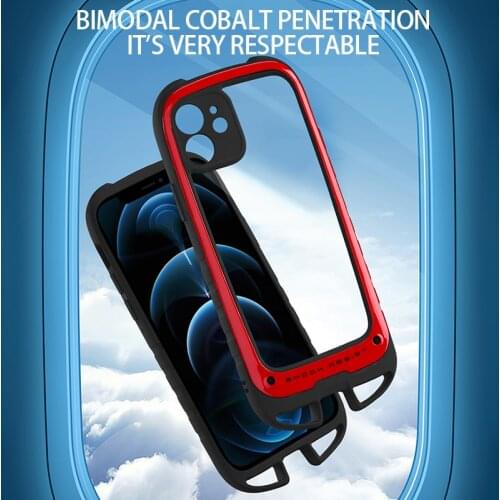 Luxury Shockproof Protection Armor Metal Mobile Phone Case For iPhone 12 Pro Max Mimi 11 X XR XS 8 7 Plus Cover Fundas Coque Bag